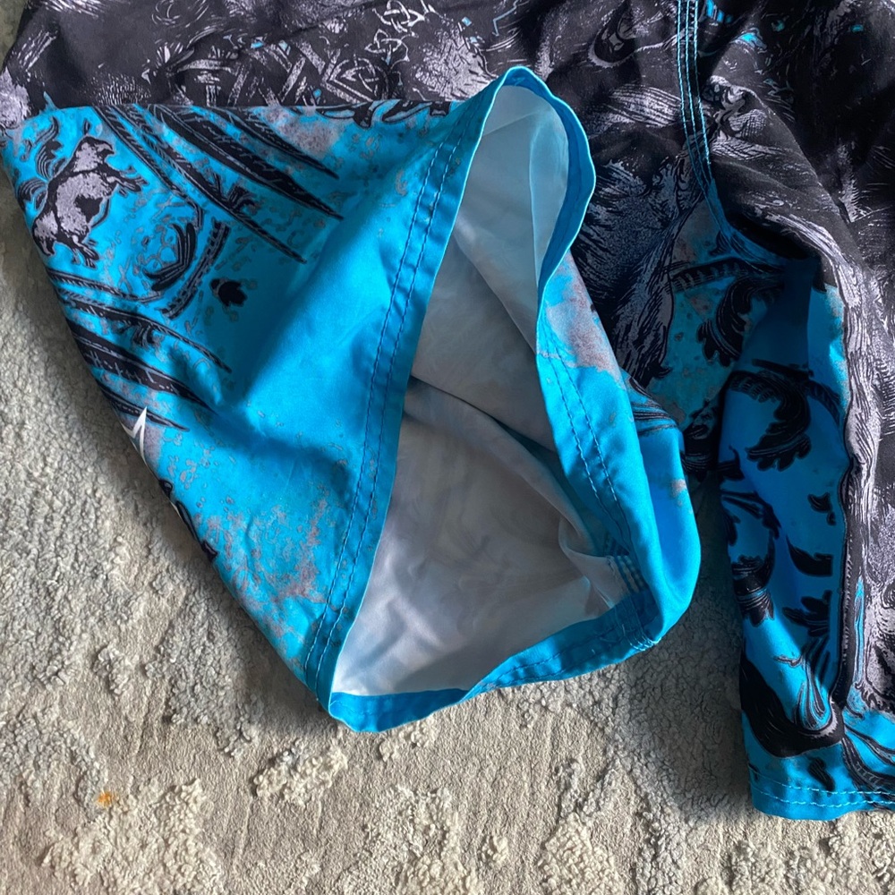 Tapout Blue and Black Athletic Shorts mma elite size xl - Picture 9 of 10